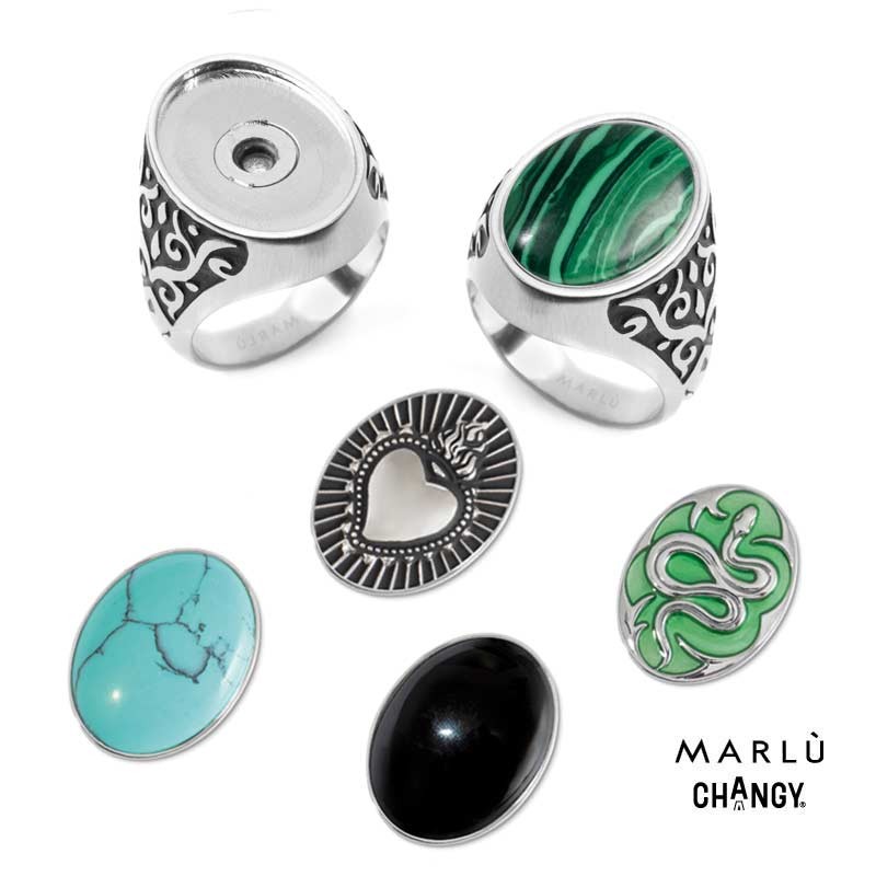 Anello Ovale Changy Marl Gioielli