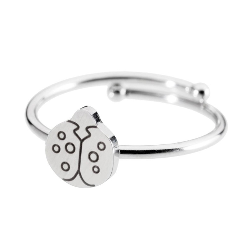 Anello con coccinella Anello con coccinella
