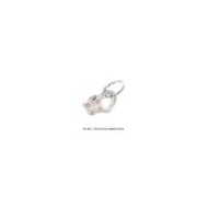Portachiavi amica cuore con farfalla Portachiavi amica cuore con farfalla