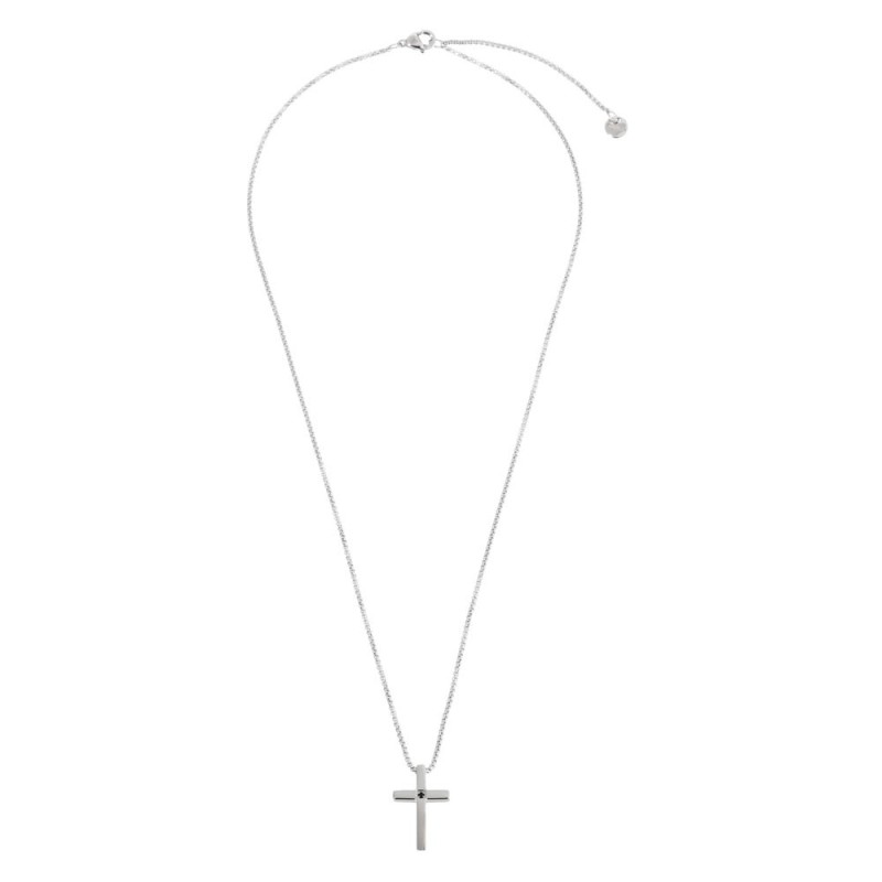 Collana con croce con zircone