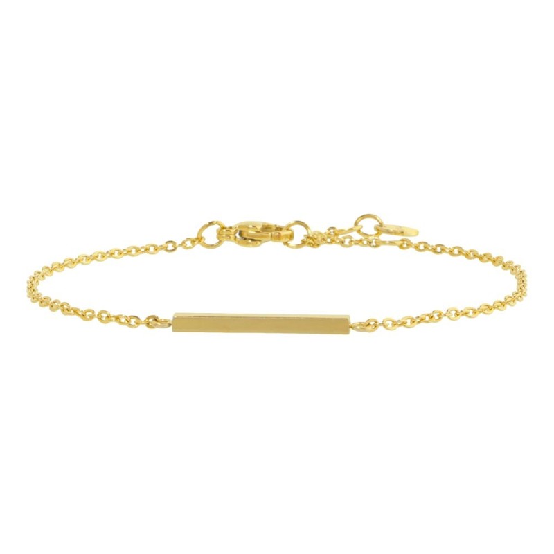 BRACCIALE IN ACCIAIO CON BARRETTA