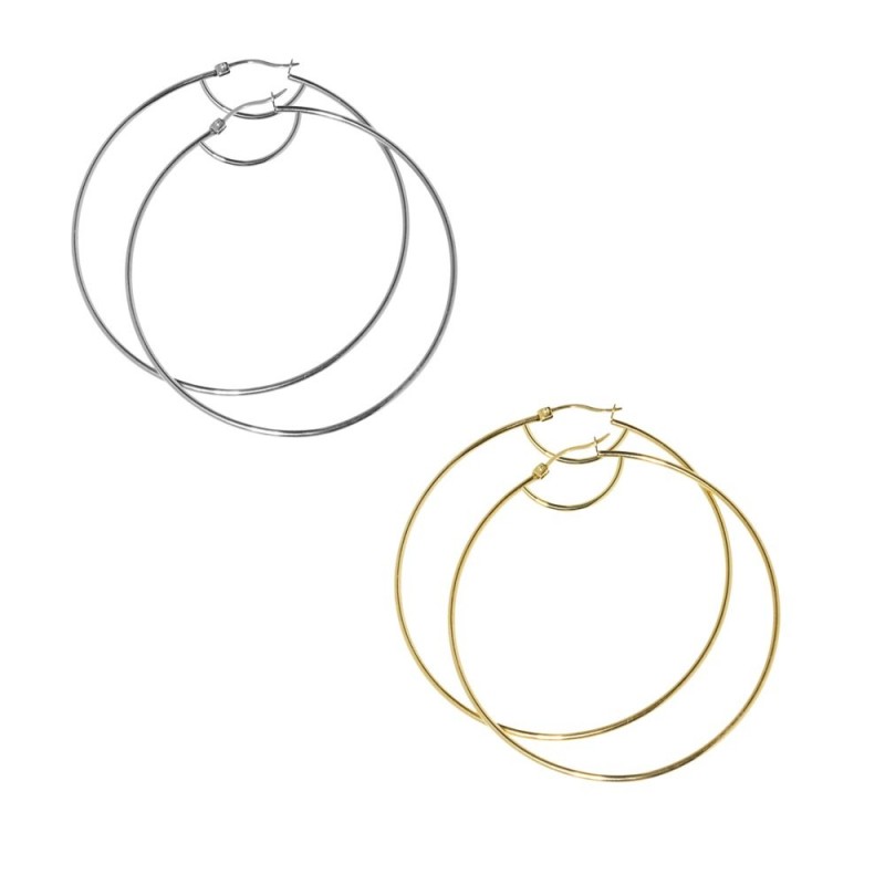 Orecchini a cerchio 63mm