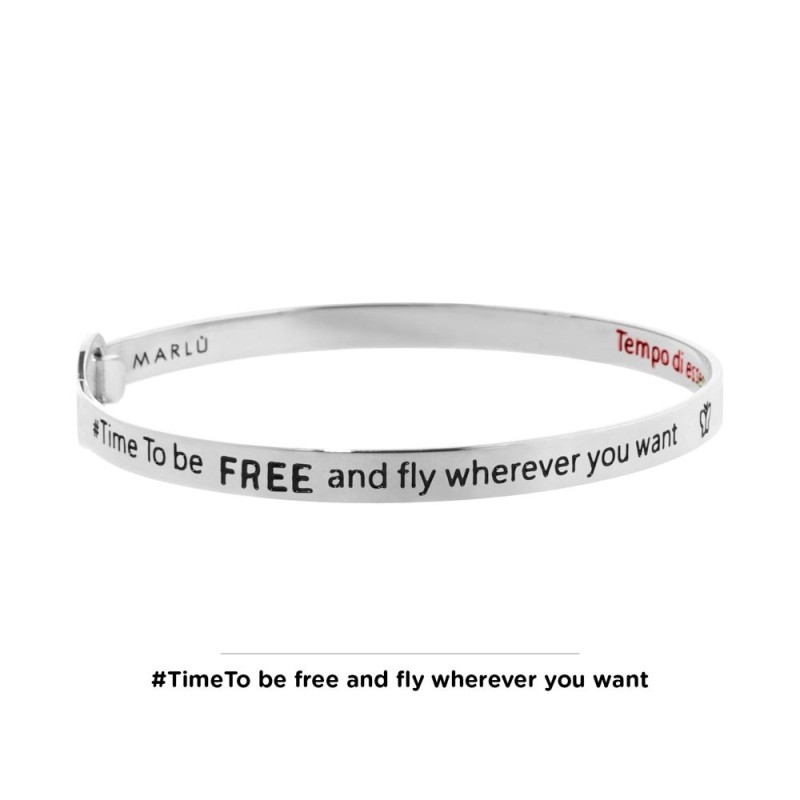 Bracciale rigido farfalla