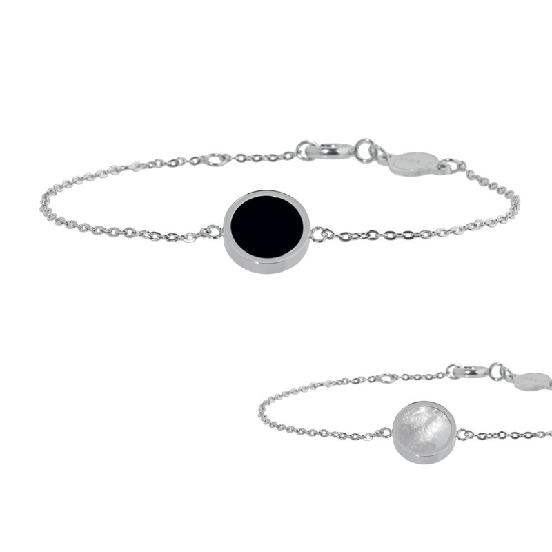 BRACCIALE ACRILICO E MADREPERLA BRACCIALE ACRILICO E MADREPERLA