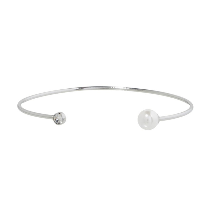Bracciale rigido con perla Bracciale rigido con perla