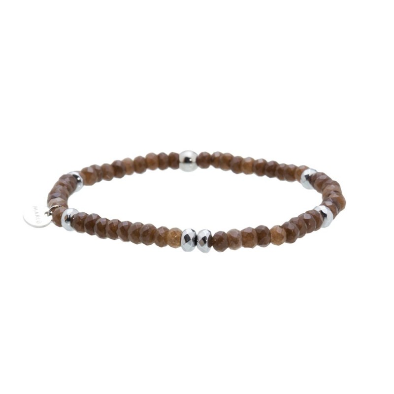 Bracciale elastico in agata Bracciale elastico in agata