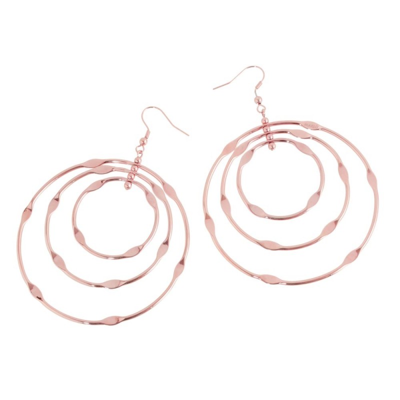 ORECCHINI CERCHI SCHIACCIATO ORECCHINI CERCHI SCHIACCIATO