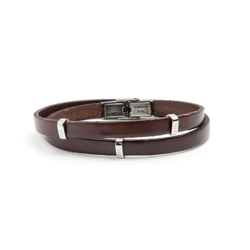 Bracciale cuoio due giri Bracciale cuoio due giri