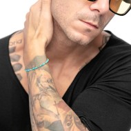 Bracciale con pietre a rondelle Bracciale con pietre a rondelle