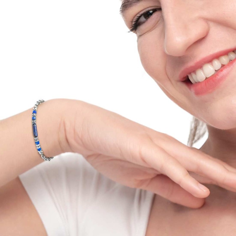 BR ACCIAIO CON PIETRA EMATITE E CATENA MARINE BR ACCIAIO CON PIETRA EMATITE E CATENA MARINE