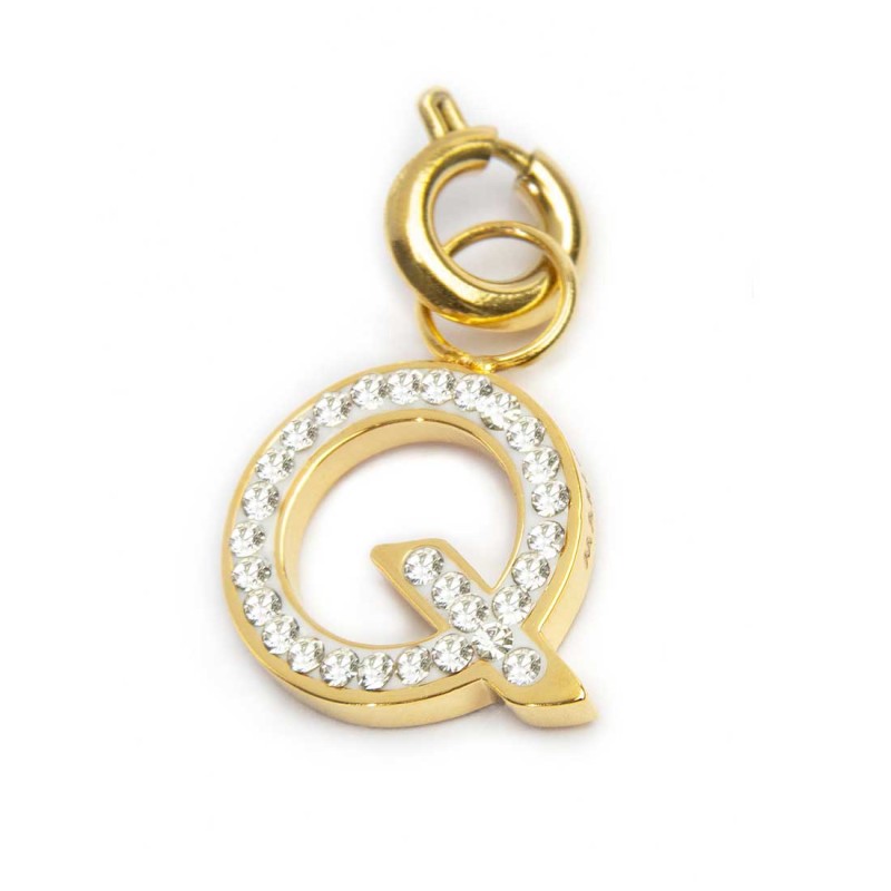 Charm lettera con cristalli Charm lettera con cristalli
