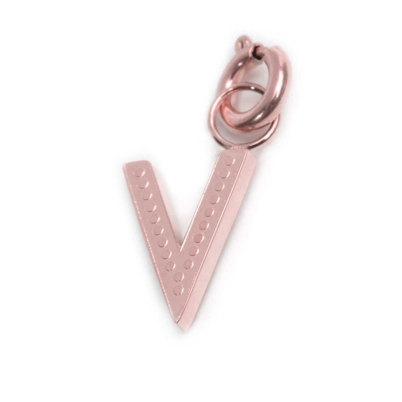 Charm lettera con cristalli