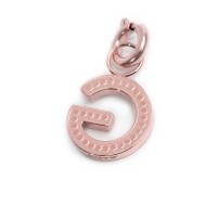 Charm lettera con cristalli