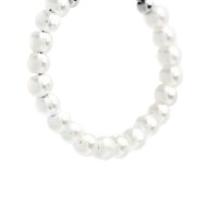 OR MONO CERCHIO CON PERLINE DI MADRE PERLE