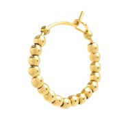 Orecchino a cerchio con sfere