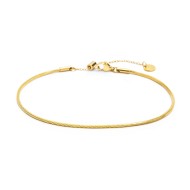 Cavigliera catena snake quadrata Cavigliera catena snake quadrata