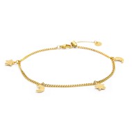 Cavigliera stella e luna