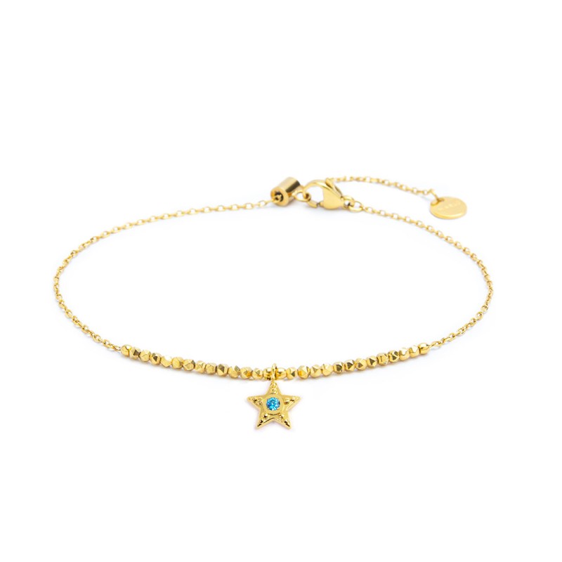 CAVIGLIERA STELLA PENDENTE ED EMATITE CAVIGLIERA STELLA PENDENTE ED EMATITE
