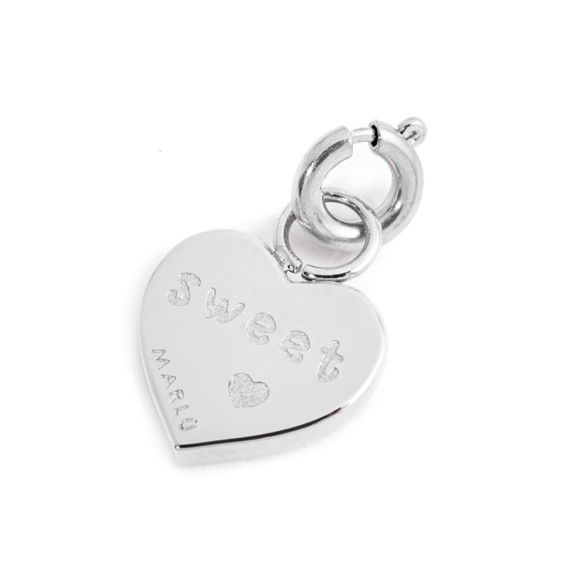 CHARM CUORE CON CZ ROSSO CHARM CUORE CON CZ ROSSO