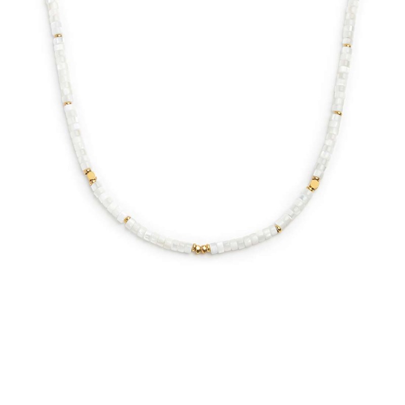 Collana con pendente e collana con pietre a rondelle