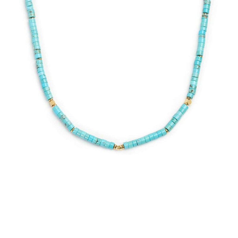 Collana con pendente e collana con pietre a rondelle