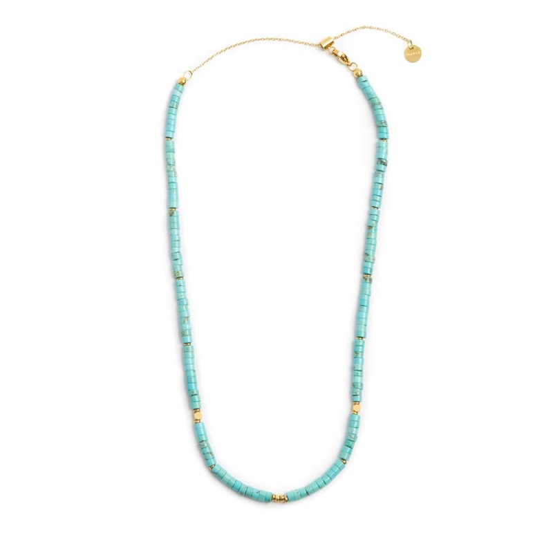 Collana con pendente e collana con pietre a rondelle