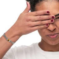 Bracciale elementi in pietra e bracciale con pietra centrale Bracciale elementi in pietra e bracciale con pietra centrale