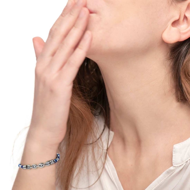 Bracciale con ancora e bracciale con sodalite