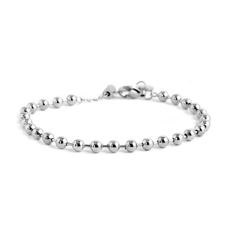 Bracciale a sfere in acciaio Bracciale a sfere in acciaio