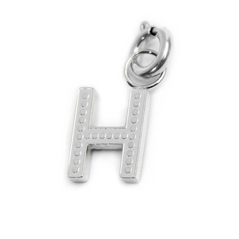 Bracciale con perle di fiume e bracciale a sfere con charm lettera cristalli Bracciale con perle di fiume e bracciale a sfere con charm lettera cristalli