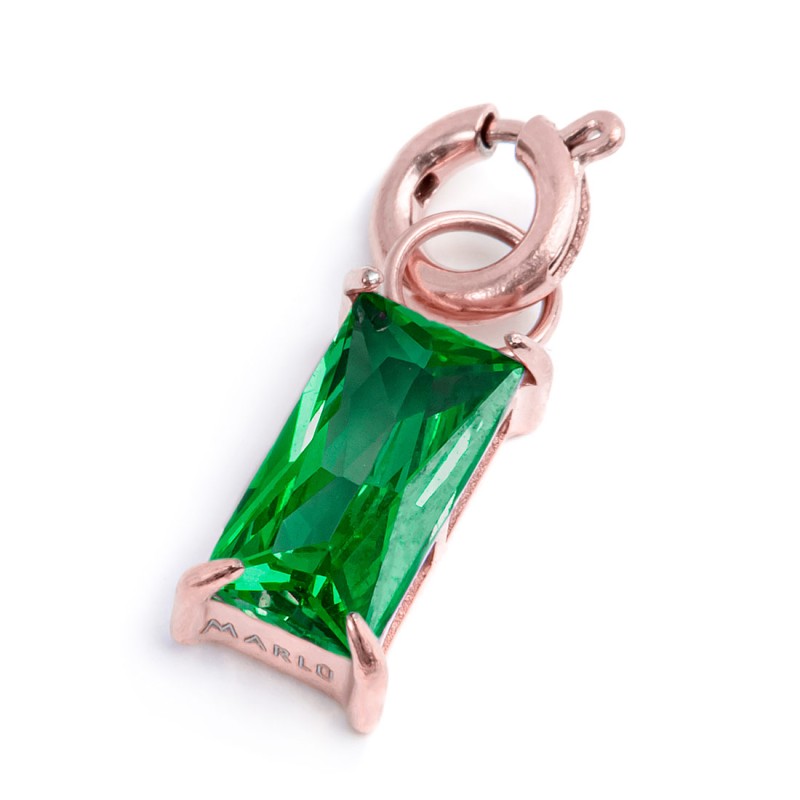 CHARM BAGUETTE CON CUBIC ZIRCONIA CHARM BAGUETTE CON CUBIC ZIRCONIA