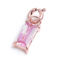 CHARM BAGUETTE CON CUBIC ZIRCONIA