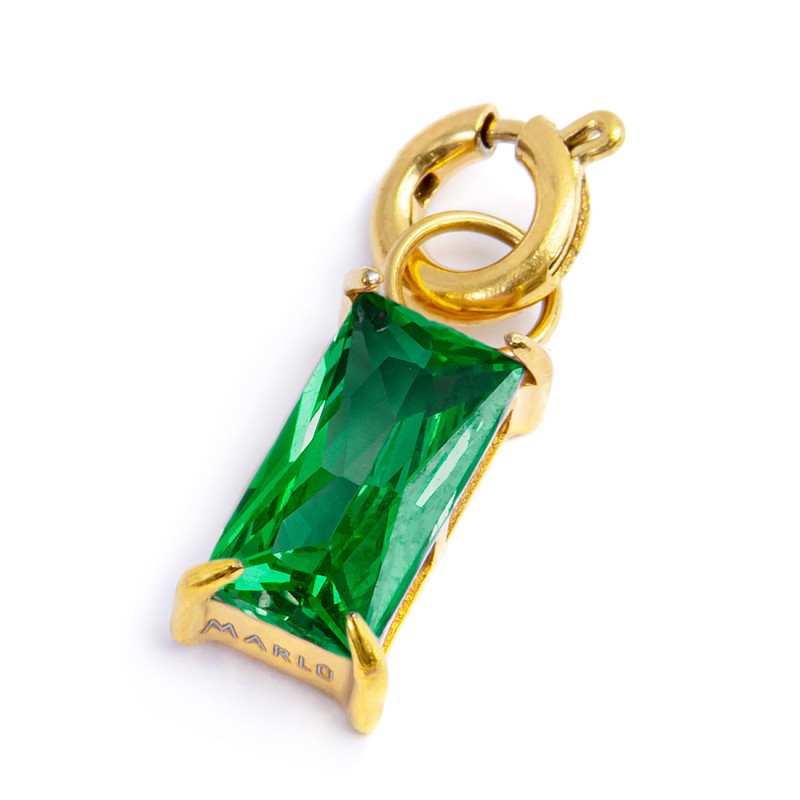 CHARM BAGUETTE CON CUBIC ZIRCONIA CHARM BAGUETTE CON CUBIC ZIRCONIA