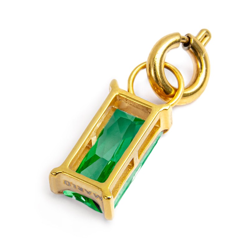 CHARM BAGUETTE CON CUBIC ZIRCONIA CHARM BAGUETTE CON CUBIC ZIRCONIA