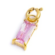 CHARM BAGUETTE CON CUBIC ZIRCONIA CHARM BAGUETTE CON CUBIC ZIRCONIA
