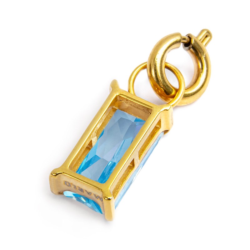 CHARM BAGUETTE CON CUBIC ZIRCONIA CHARM BAGUETTE CON CUBIC ZIRCONIA