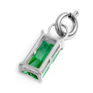 CHARM BAGUETTE CON CUBIC ZIRCONIA CHARM BAGUETTE CON CUBIC ZIRCONIA