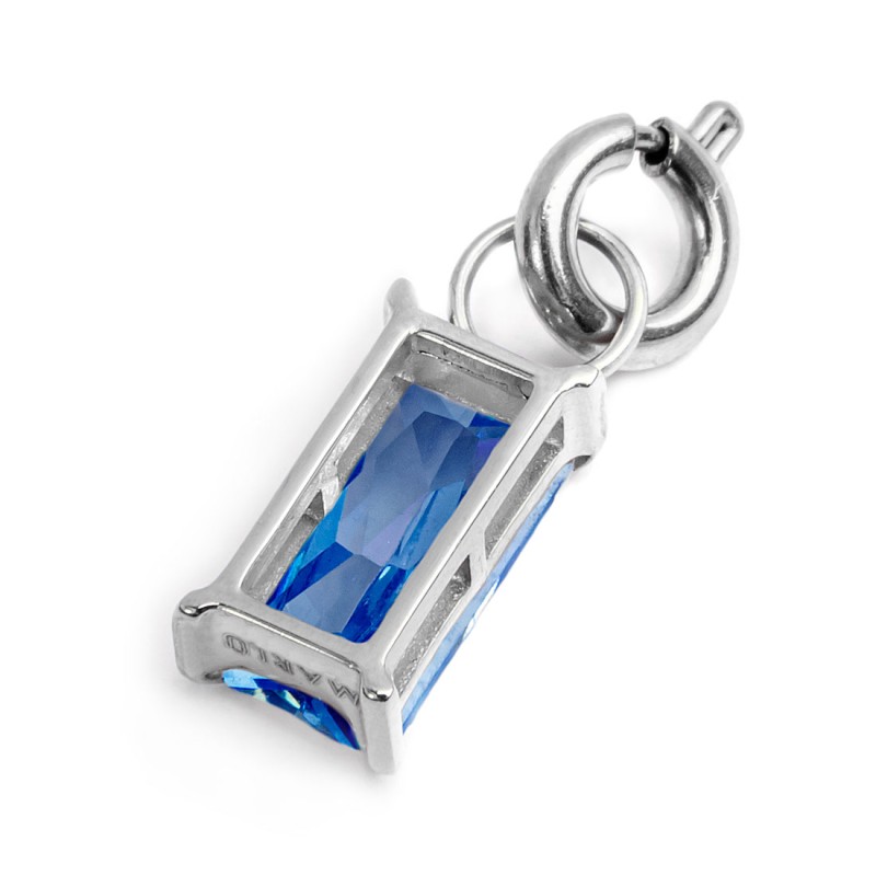 CHARM BAGUETTE CON CUBIC ZIRCONIA CHARM BAGUETTE CON CUBIC ZIRCONIA