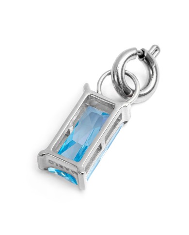 Charm con zircone baguette Charm con zircone baguette