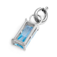 CHARM BAGUETTE CON CUBIC ZIRCONIA CHARM BAGUETTE CON CUBIC ZIRCONIA