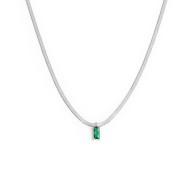 CN SNAKE PIATTA CON CZ BAGUETTE CN SNAKE PIATTA CON CZ BAGUETTE