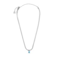 Collana catena snake con zircone baguette Collana catena snake con zircone baguette