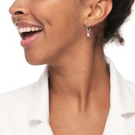 OR MONO OVALE CON CZ BAGUETTE PEND