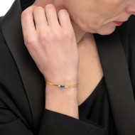 BR SNAKE PIATTA CON CZ BAGUETTE BR SNAKE PIATTA CON CZ BAGUETTE