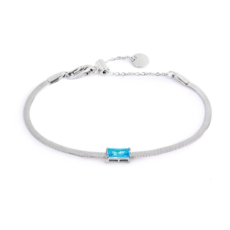 BR SNAKE PIATTA CON CZ BAGUETTE BR SNAKE PIATTA CON CZ BAGUETTE