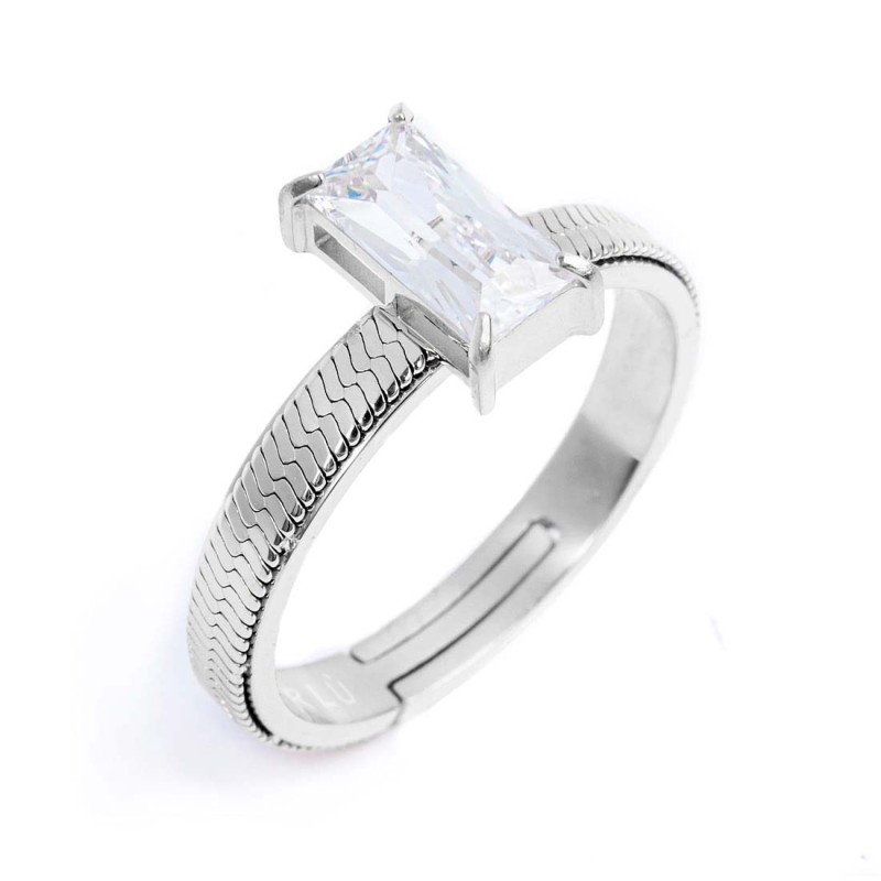 AN A FASCETTA CON CUBIC ZIRCONIA BAGUETTE AN A FASCETTA CON CUBIC ZIRCONIA BAGUETTE