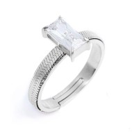 AN A FASCETTA CON CUBIC ZIRCONIA BAGUETTE AN A FASCETTA CON CUBIC ZIRCONIA BAGUETTE