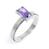 AN A FASCETTA CON CUBIC ZIRCONIA BAGUETTE AN A FASCETTA CON CUBIC ZIRCONIA BAGUETTE