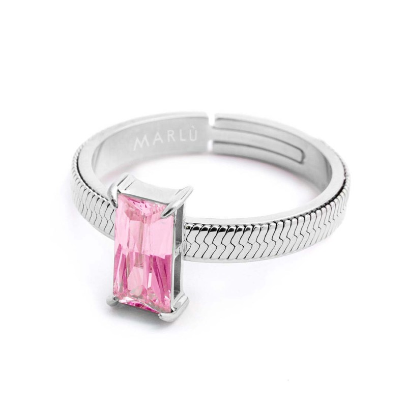 AN A FASCETTA CON CUBIC ZIRCONIA BAGUETTE