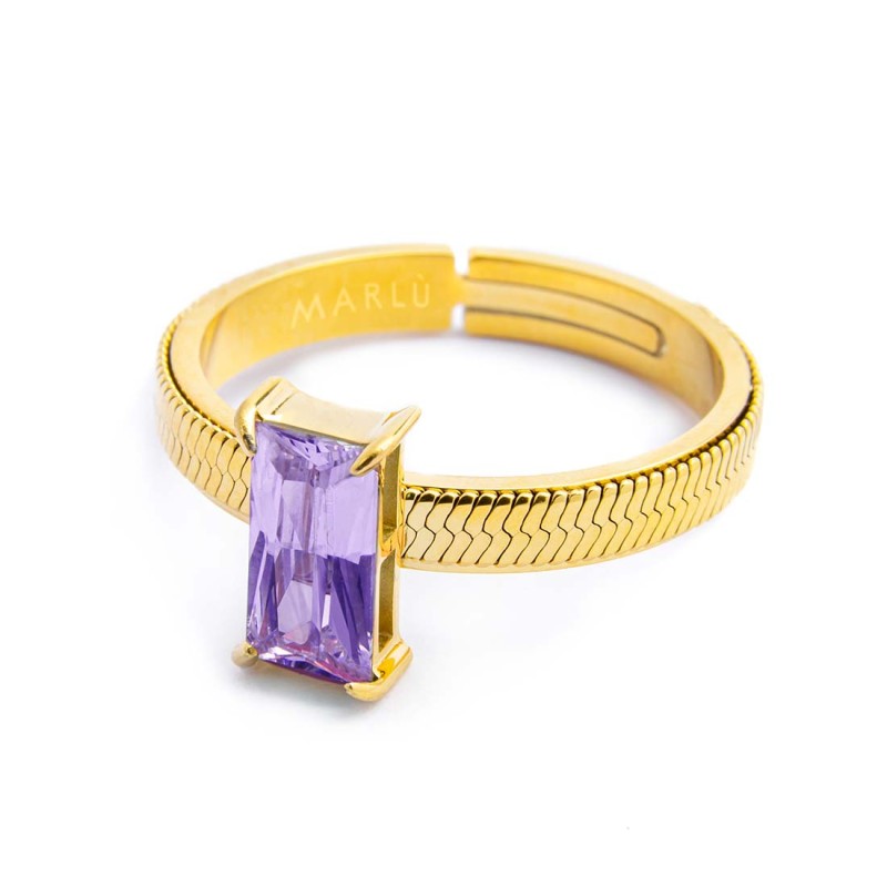 AN A FASCETTA CON CUBIC ZIRCONIA BAGUETTE AN A FASCETTA CON CUBIC ZIRCONIA BAGUETTE